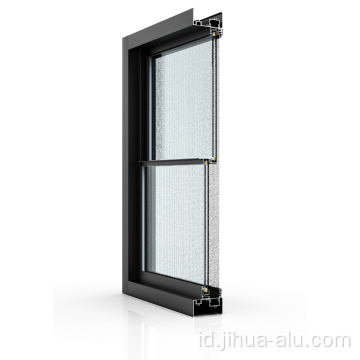 Jendela Casement Aluminium Standar Australia